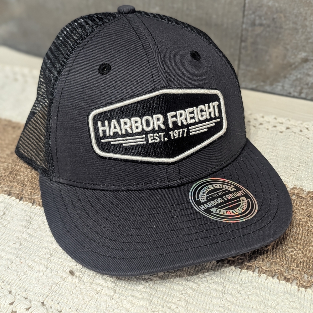 NWT Adjustable Mesh Back Harbor Freight Trucker Hat